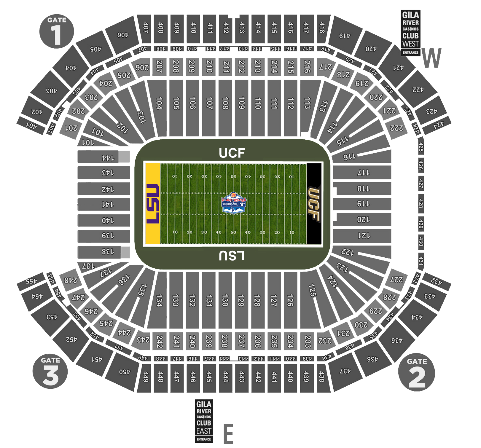 Lsu Seating Chart View