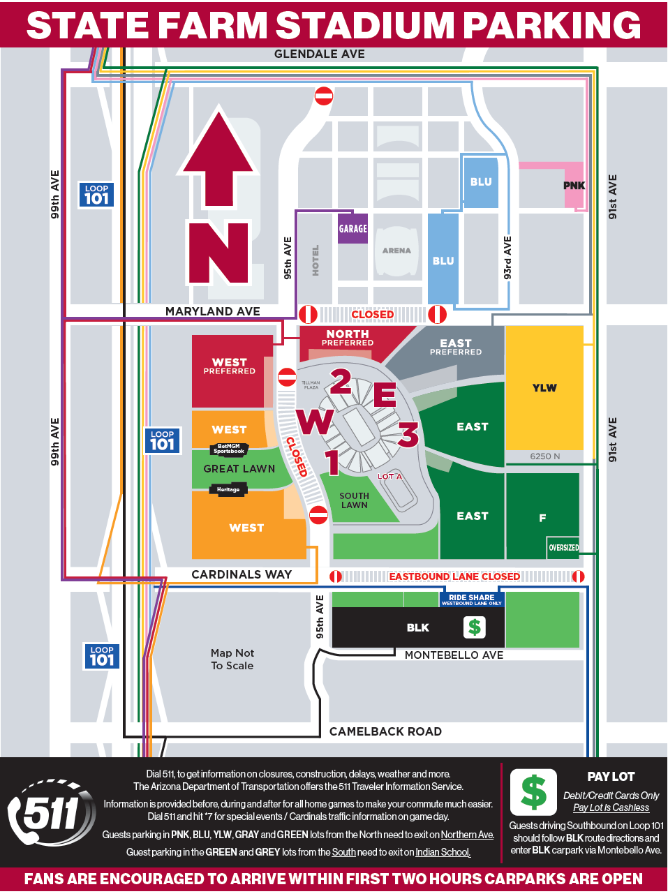Arizona Cardinals Football Stadium Seating Chart Matttroy