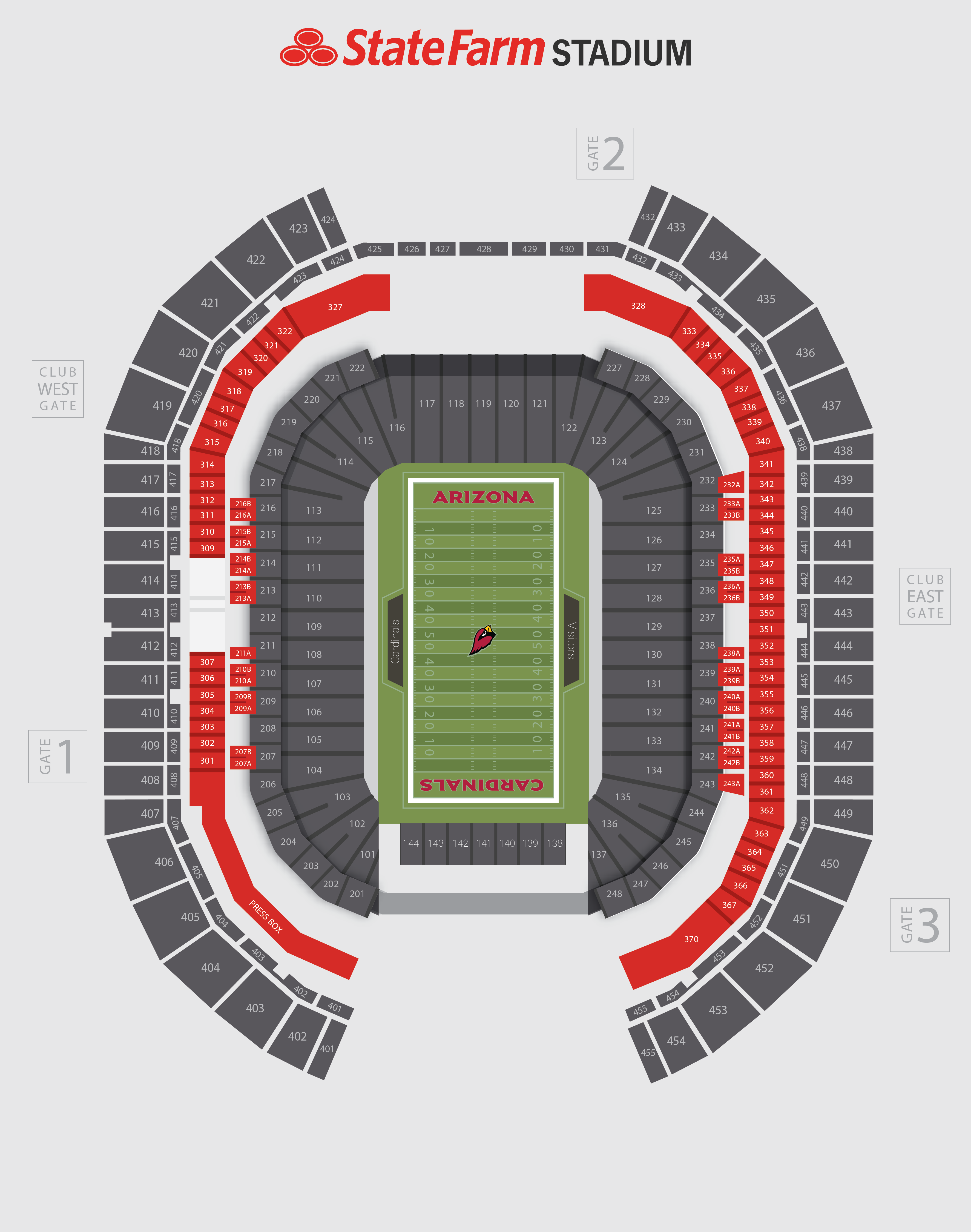 Seating Chart For New Rams Stadium