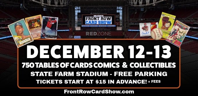 More Info for Front Row Card Show