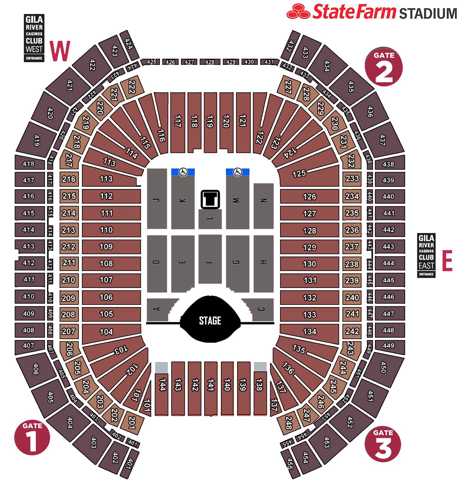 Garth Brooks Seating Chart