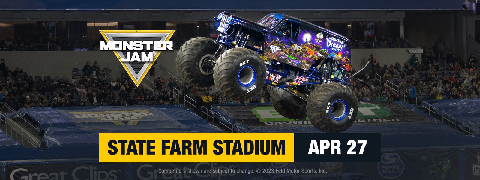 MONSTER JAM ROARS BACK TO U.S. BANK STADIUM IN FEBRUARY 2024