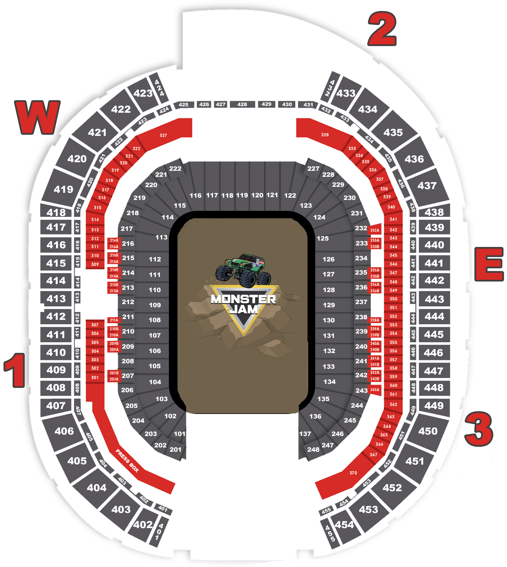 Seating Chart State Farm Stadium