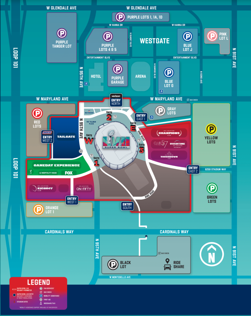 Super Bowl LVII Campus Map.PNG